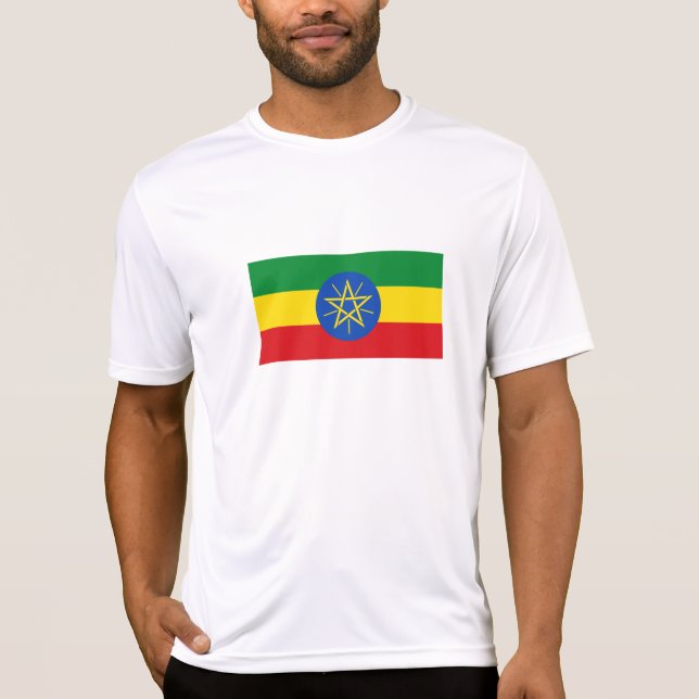 Camiseta Bandeira da Etiópia (Frente)