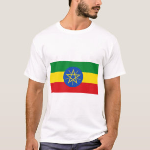 Camiseta Bandeira da Etiópia