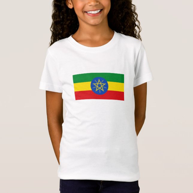 Camiseta Bandeira da Etiópia (Frente)
