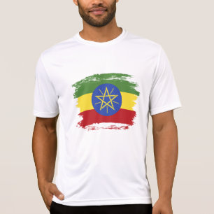 Camiseta bandeira da Etiópia