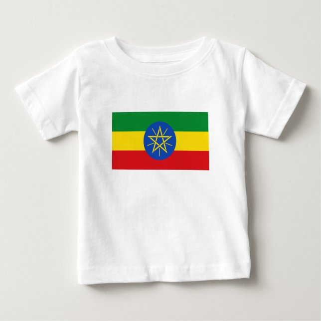 Camiseta Bandeira da Etiópia (Frente)