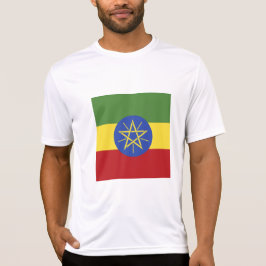 Camiseta bandeira da Etiópia