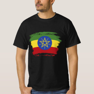 Camiseta Bandeira da Etiópia