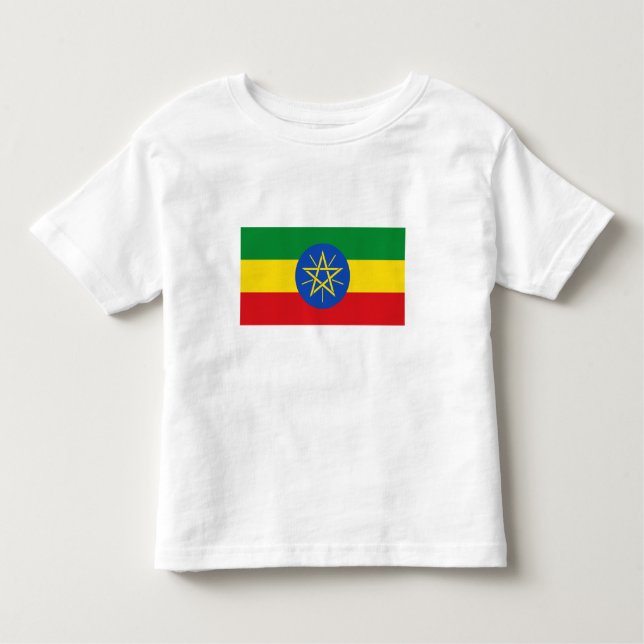 Camiseta Bandeira da Etiópia (Frente)