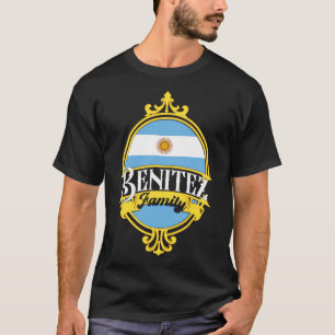 Camiseta Bandeira da família Benitez Argentina