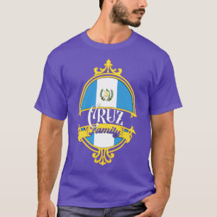 Camiseta Bandeira da família Cruz Guatemala