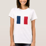 Camiseta Bandeira da França<br><div class="desc">A bandeira nacional da França.</div>