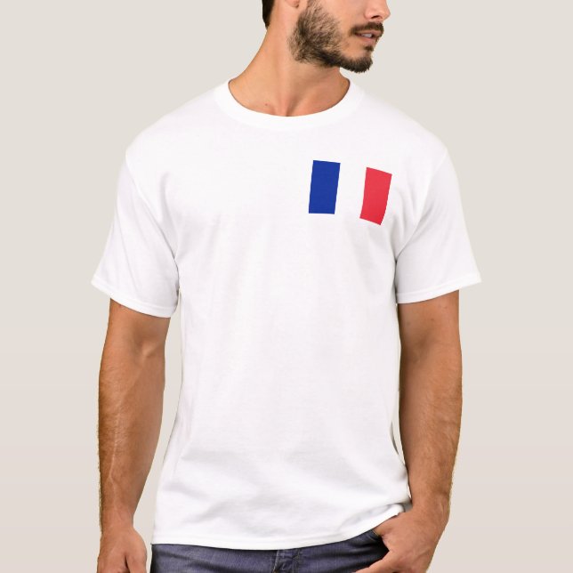 Camiseta Bandeira da França (Frente)