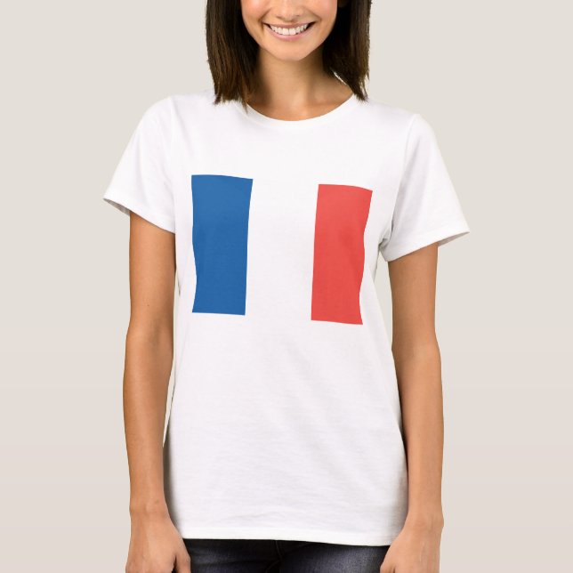 Camiseta Bandeira da França (Frente)