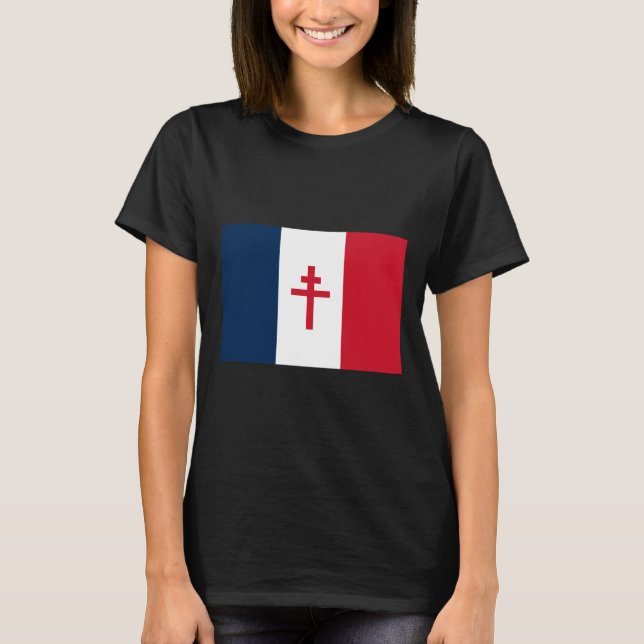Camiseta Bandeira da França Livre (Frente)