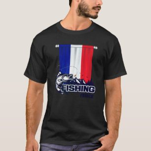 Camiseta Bandeira Da França  Pesca Na França