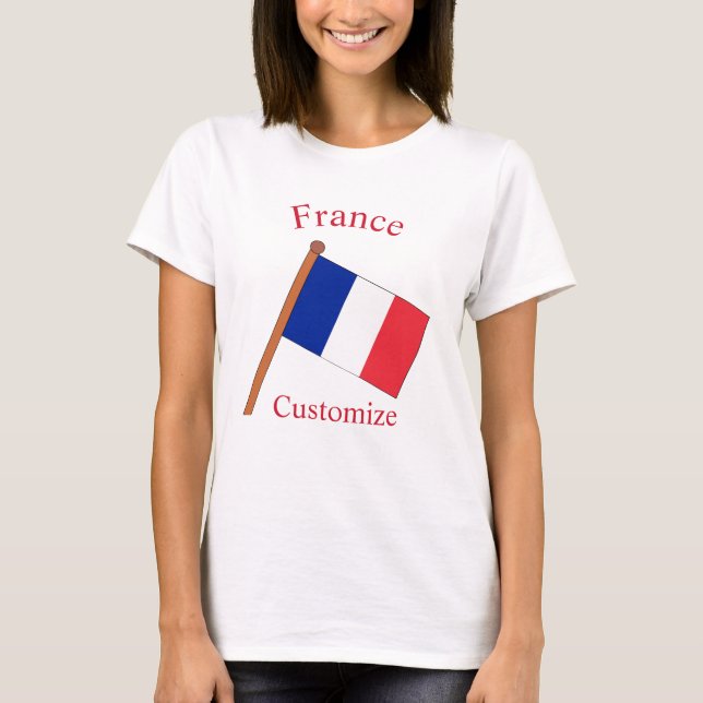 Camiseta Bandeira da França Thunder_Cove (Frente)