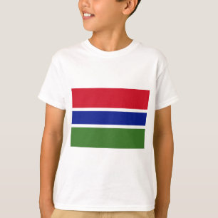 Camiseta Bandeira da Gâmbia
