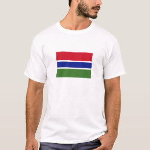 Camiseta Bandeira da Gâmbia