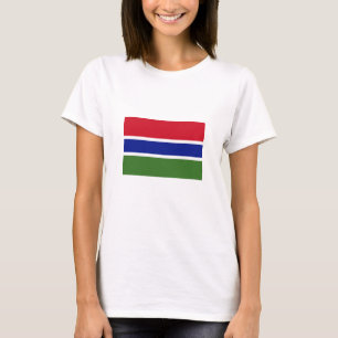 Camiseta Bandeira da Gâmbia