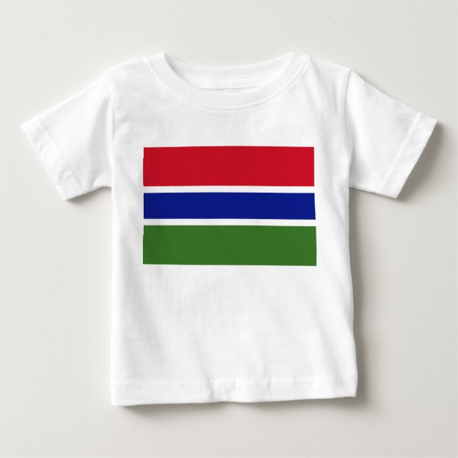 Camiseta Bandeira da Gâmbia (Frente)