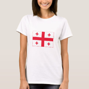 Camiseta Bandeira da Geórgia