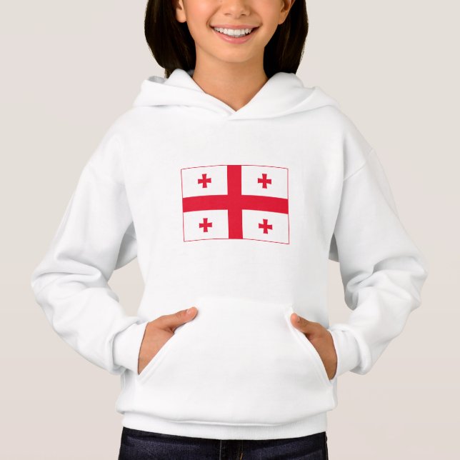 Camiseta Bandeira da Geórgia (Frente)