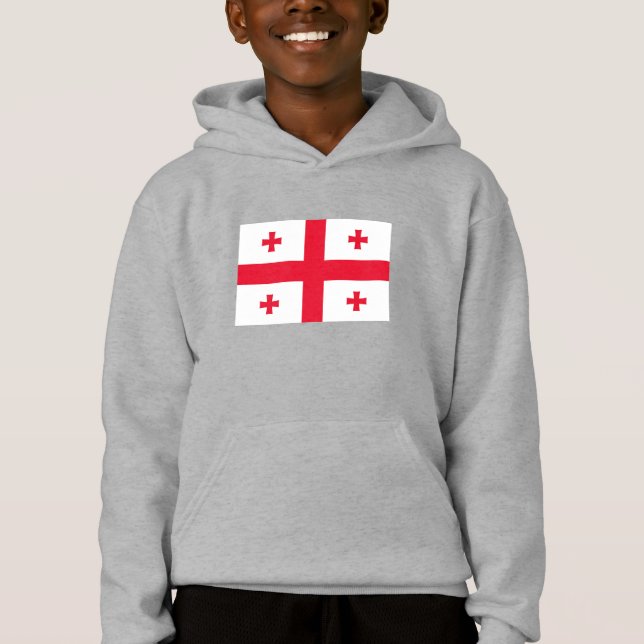 Camiseta Bandeira da Geórgia (Frente)