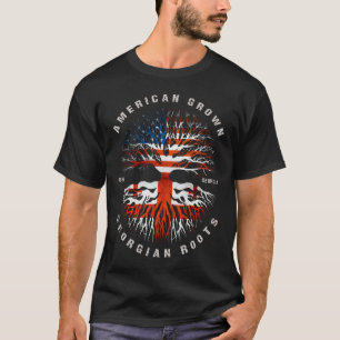 Camiseta Bandeira da Geórgia do American Große Roots Georgi