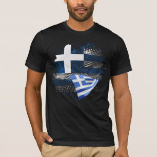 Camiseta bandeira da Grécia