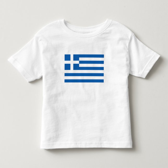 Camiseta Bandeira da Grécia (Frente)