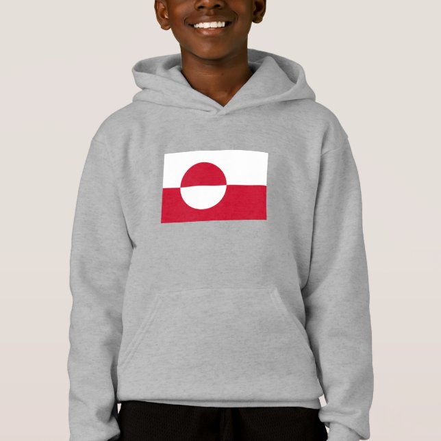 Camiseta Bandeira da Gronelândia (Frente)