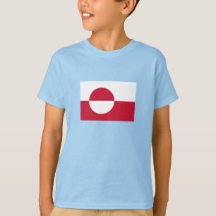 Camiseta Bandeira da Gronelândia