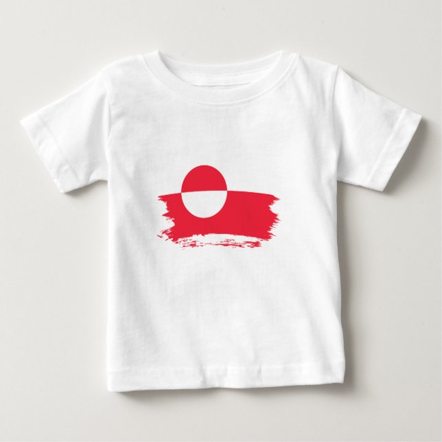 Camiseta Bandeira da Gronelândia (Frente)