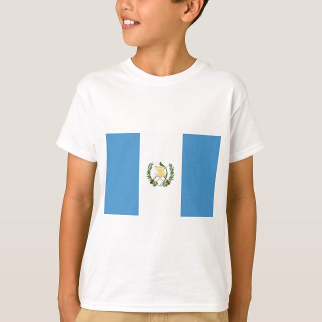 Camiseta Bandeira da Guatemala (Frente)