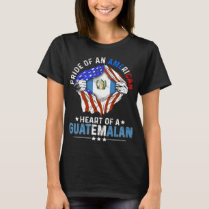 Camiseta Bandeira da Guatemala no estrangeiro americano