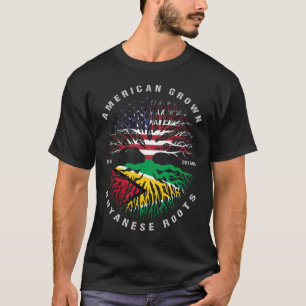 Camiseta Bandeira da Guiana Americana Cultiva a Guiana