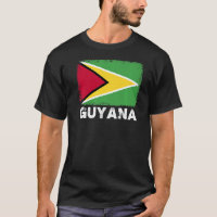 Bandeira da Guiana apoia Pessoas guianenses