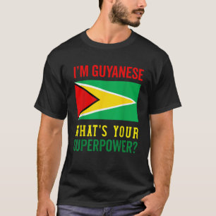 Camiseta Bandeira Da Guiana Para Homens Mulheres Patrimônio