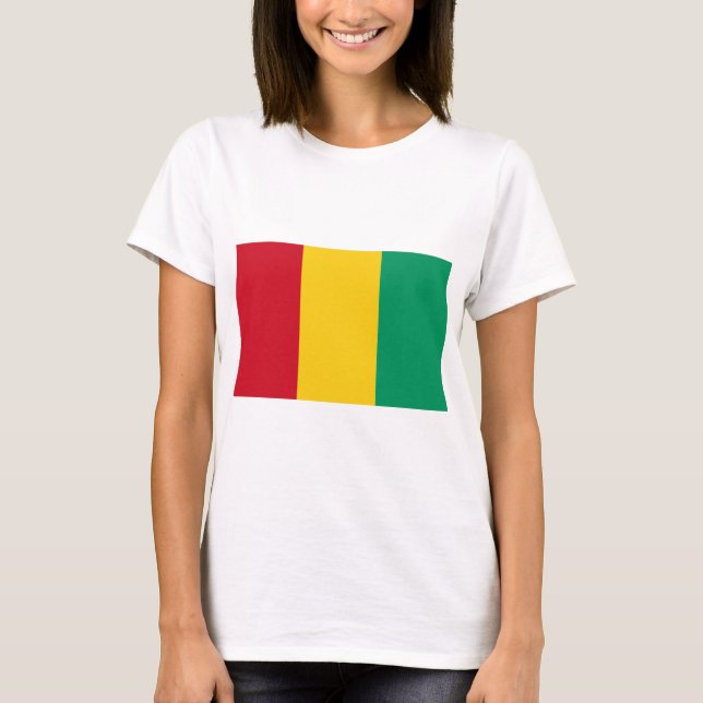Camiseta Bandeira da Guiné (Frente)