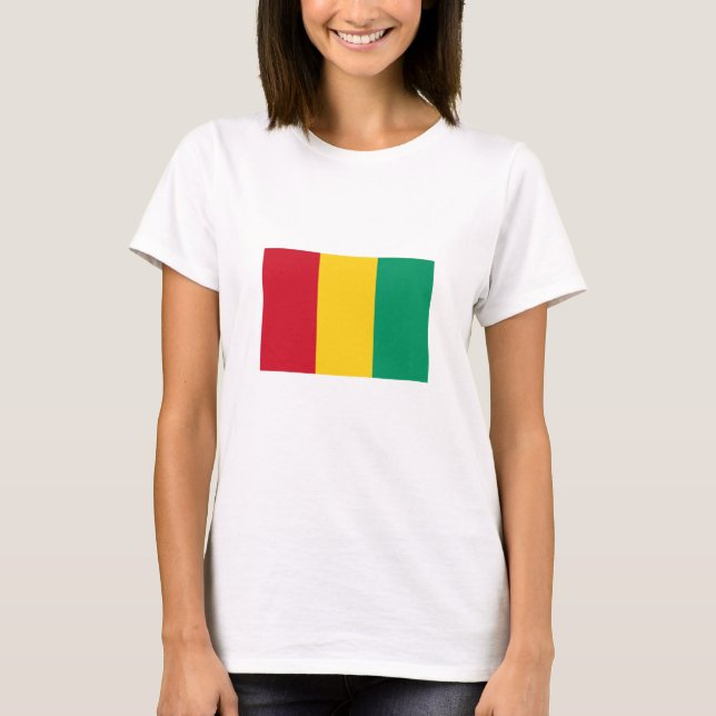 Camiseta Bandeira da Guiné (Frente)