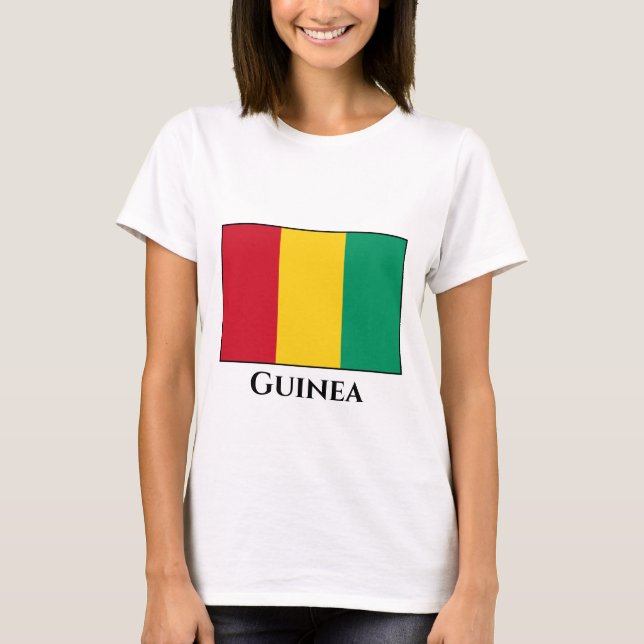Camiseta Bandeira da Guiné (Frente)