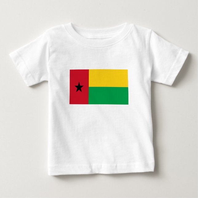 Camiseta Bandeira da Guiné-Bissau (Frente)