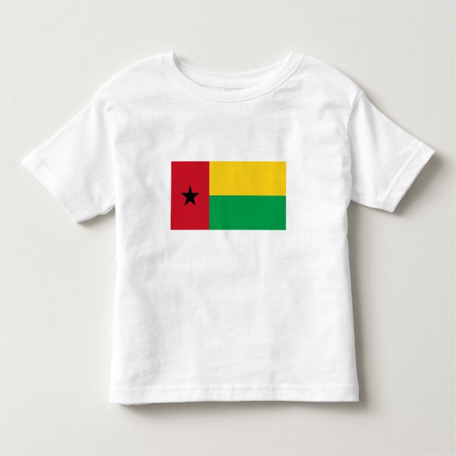 Camiseta Bandeira da Guiné-Bissau (Frente)