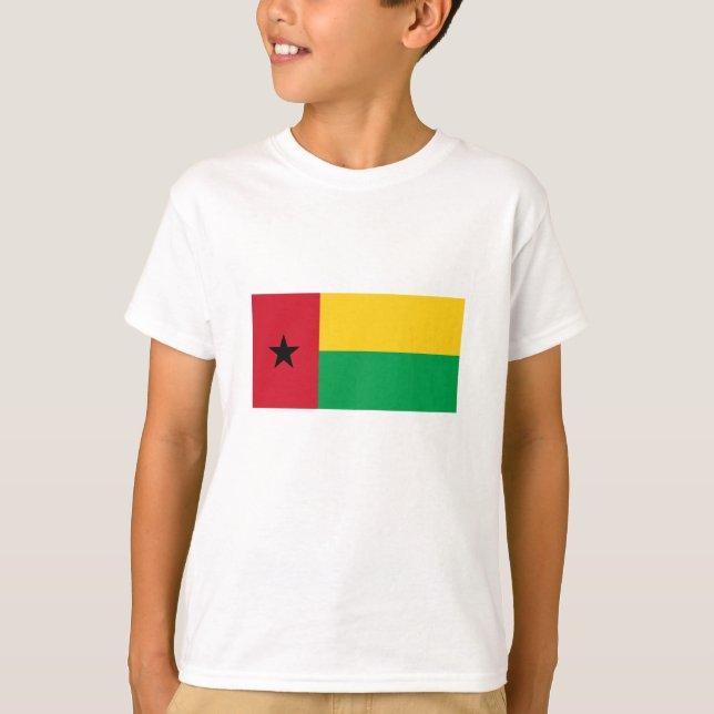 Camiseta Bandeira da Guiné-Bissau (Frente)