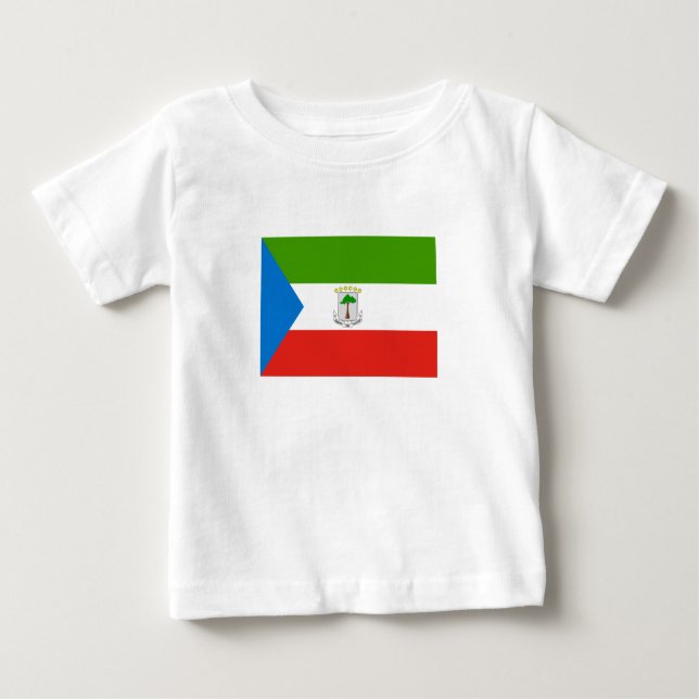 Camiseta Bandeira da Guiné Equatorial (Frente)