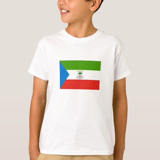Camiseta Bandeira da Guiné Equatorial (Frente)