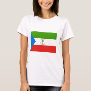Camiseta Bandeira da Guiné Equatorial