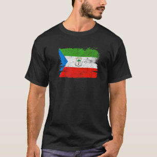 Camiseta Bandeira da Guiné Equatorial Orgulho Amizade Orgul