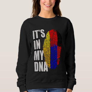 Camiseta Bandeira da Herança de DNA Alemã e Armênia
