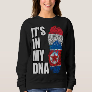 Camiseta Bandeira da Herança de DNA Misto do Luxemburgo e d