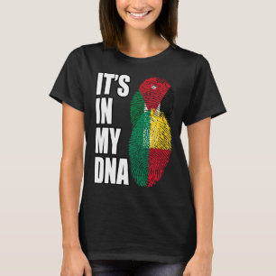 Camiseta Bandeira da Herança de DNA Misto Jordaniano e Beni