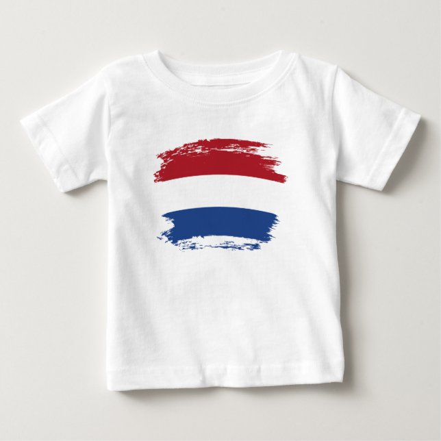 Camiseta bandeira da Holanda (Frente)