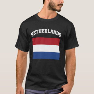 Camiseta Bandeira da Holanda Ousada Holandês Países Baixos