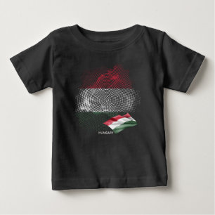 Camiseta bandeira da Hungria